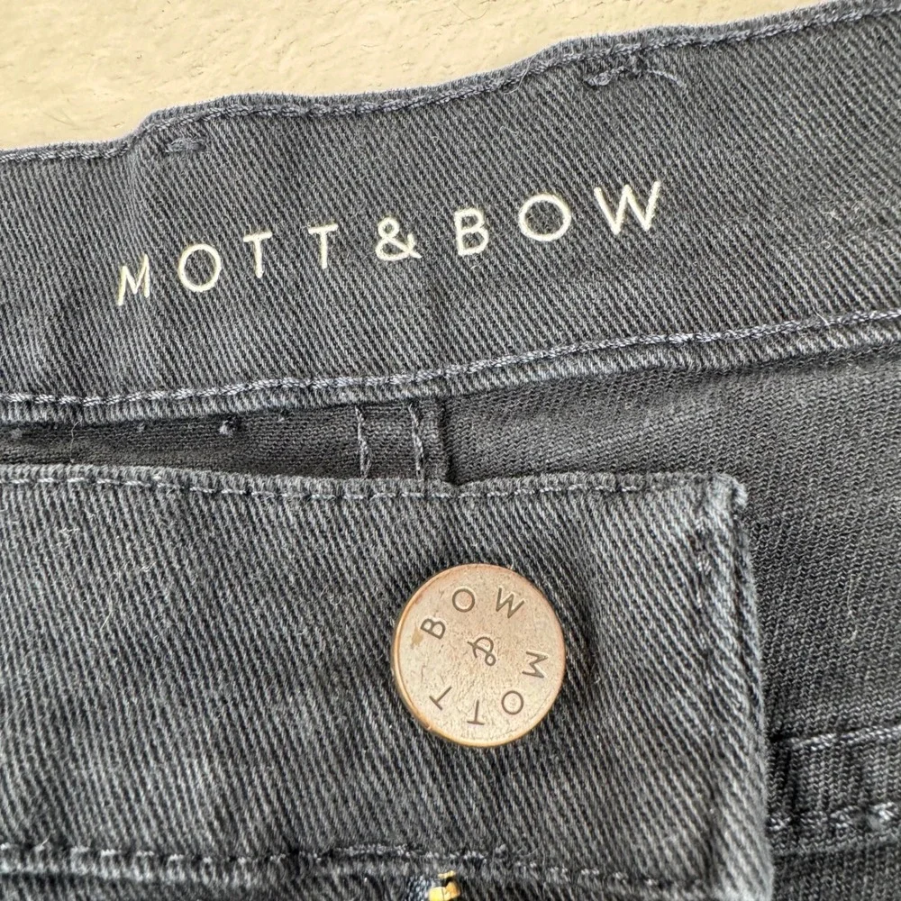 Mott & Bow Mercer Straight Leg Jeans Mens 40x32 Navy Blue Stretch Denim
